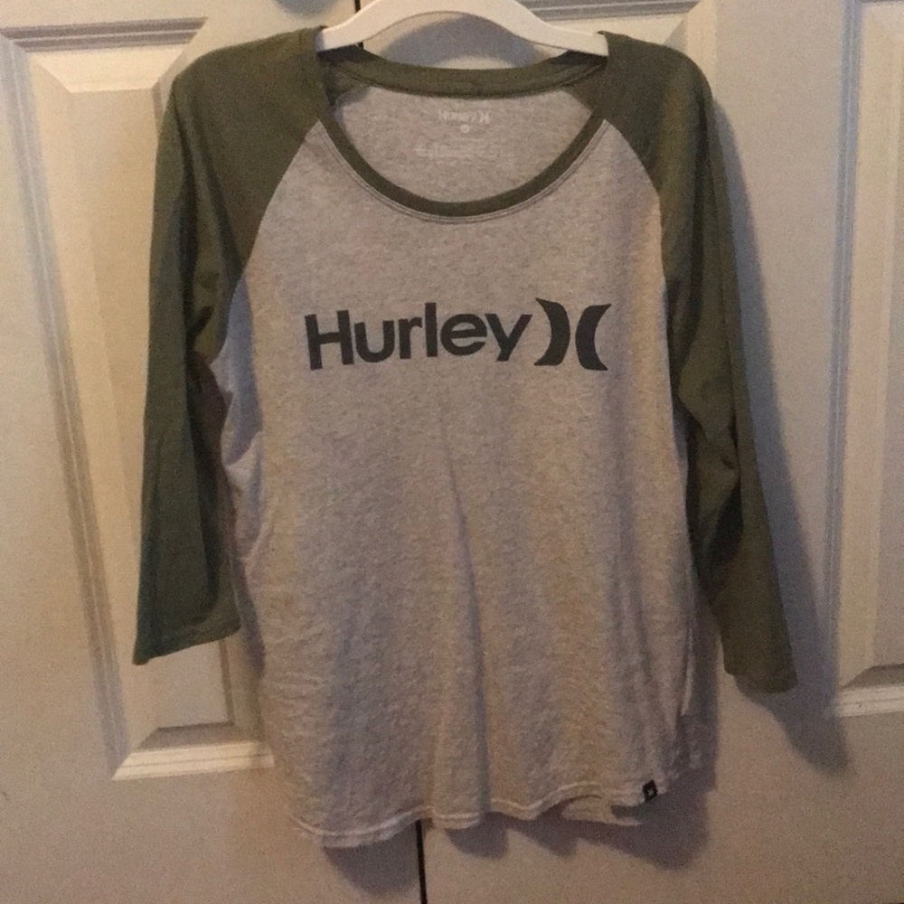 Hurley 3 Quarter Sleeve T-Shirt